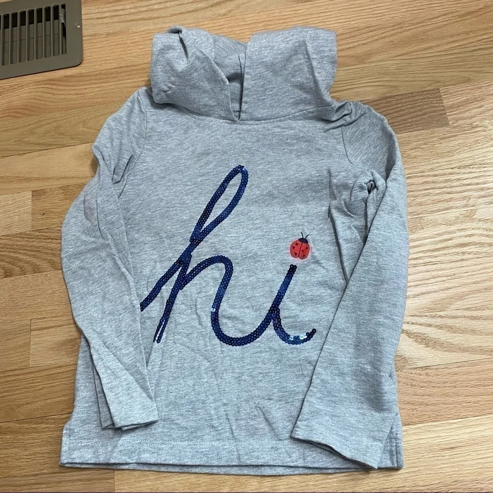 Carter’s Lady Bug Hooded Shirt Sz 8 Kids